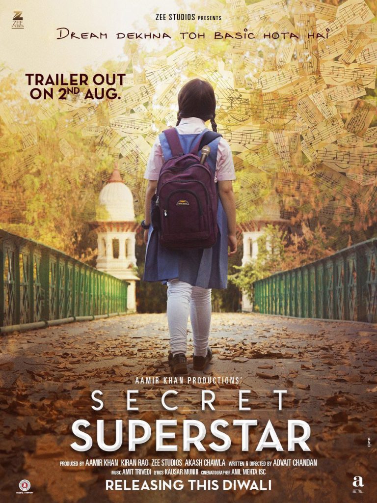 Aamir Khan Production Secret Superstar Official Poster